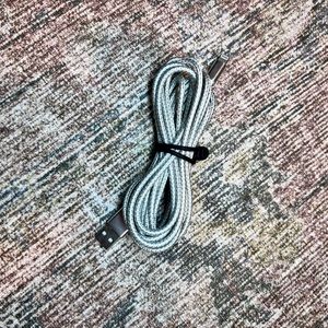 iPhone Charger Cable 10ft Nylon Braided High Speed USB Charging Cord